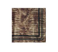 FOULARD STAMPA ALLIGATORE CACAO ELISABETTA FRANCHI One Size