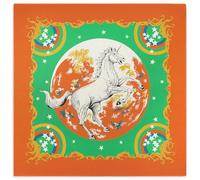 Foulard stampato digitale per il partito quadrato fazzoletto ciclismo Bandana Street Dancing Bandana attività all'aperto Headwrap cotone Bandane, C, Taglia unica