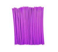 FOUNCY 36 pz luce per raggi bici bicicletta bicicletta raggi filo pneumatico striscia luce riflettore riflettente esterno 17 cm accessori bici (colore: viola)