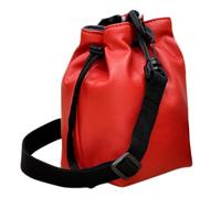 FOUNCY Borsa a tracolla in pelle per fotocamera, impermeabile, con tracolla regolabile, per la maggior parte delle fotocamere, borsa a tracolla per fotografi, Tromba - grande Rosso, 1, Classico