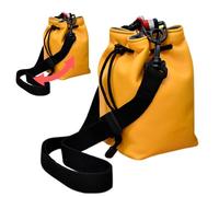 FOUNCY Borsa a tracolla in pelle per fotocamera, impermeabile, con tracolla regolabile, per la maggior parte delle fotocamere, borsa a tracolla per fotografi, Piccole dimensioni: giallo limone, 1