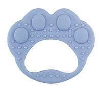 FOUNCY Giocattoli da masticare per bambini piccoli massaggiagengive in silicone per bambini, anello dentizione a forma di di cane , anelli per dentizione anticaduta in silicone