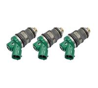 FouncY Iniettore di Carburante 3 Pezzi 15710-87J00 per Suzuki DF40-DF50 1999-2010, ABS + metallo, Verde
