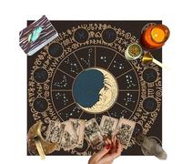 FOUNCY Tovaglia per tarocchi, tovaglia decorativa con motivo divinazioni dei tarocchi, ornamenti da tavolo per sala giochi, scuola, riunioni, attività di , campeggio
