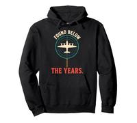 Found Below The Years Deep Sea Aviation History Felpa con Cappuccio
