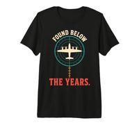 Found Below The Years Deep Sea Aviation History Maglietta Premium