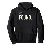 Found Minimalist Sheep Christian Psalm 23 Lamb Christian Felpa con Cappuccio