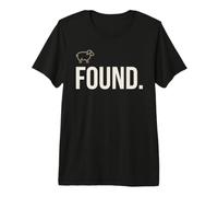 Found Minimalist Sheep Christian Psalm 23 Lamb Christian Maglietta Premium