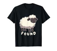 Found Minimalist Sheep Psalm 23 Lamb Christian Maglietta