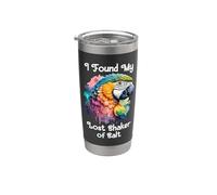 Found My Lost Shaker Salt - Divertente decorazione a forma di testa di pappagallo Bicchiere termico in acciaio inox doppia parete