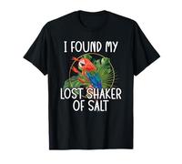 Found My Lost Shaker Salt Fun, Decorazione a Forma di Pappagallo Maglietta