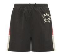 Found - Pantaloncini colour-block con logo ricamato - - Shorts - Uomo - Nero - W31