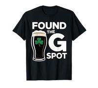 Found The G Spot Funny St Patricks Day Maglietta
