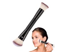 Foundation Brush, Double Ended Design, Beauty Blending Tool, Soft Bristles, Sturdy And Portable Ergonomic Handle, Perfect For Makeup Application