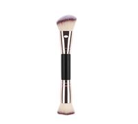 Foundation Brush, Double-Ended Eyeshadow Powder, Travel Makeup Tool, Versatile Foundation Contouring Brush for Women, Liquid, Concealer, Cream 17.5x4cm