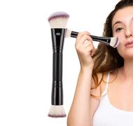 Foundation Brush, Double-Ended Setting Powder Brush, Beauty Blending Brush, Concealer Makeup Brush, Face Brush for Contouring, Blending Makeup Brush, Makeup Brush for Adults, Double-Ended Makeup Brush