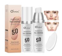 Foundation Color Changing per l'invecchiamento della pelle, 30 ml, confezione da 2 primer per cambiare colore a caldo, correttore idratante, fondotinta liquido, correttore nude, universale per tutti i