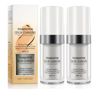 Foundation Color Changing per l'invecchiamento della pelle 30 ml, fondotinta che cambia colore, confezione da 2 correttori idratanti per un look naturale del viso, primer liquido, correttore nude