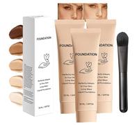 Foundation Colour Changing Spf 50, Colour Changing Foundation for Mature Skin, Hydrating Full Coverage Intelligent Color Correcting Concealer, Natural Satin Finish for All Skin Type (3)