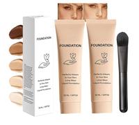 Foundation Colour Changing Spf 50, Colour Changing Foundation for Mature Skin, Hydrating Full Coverage Intelligent Color Correcting Concealer, Natural Satin Finish for All Skin Type (2)