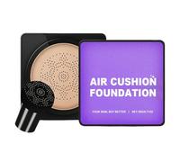 Foundation Cushion Moisture, Waterproof Concealer, Hydrating Makeup, Long Lasting Coverage Portable Design Daily Use for Women and Girls, 1,61 x 2,76 Inches