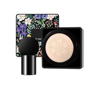 Foundation for Smooth Application, Moisture Oil-Control BB Cream, Air Cushion Cream Foundation for Brightening, Concealer Makeup for Full Coverage and Hydration Moisturizing Mushroom Hea