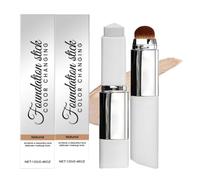 Foundation Foundation 2-in-1 with Brush, long lasting, for Normal to Dry and Combination Skin (Ivory White) Luminous Natural Finish,