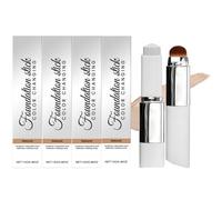 Foundation Foundation 2-in-1 with Brush, long lasting, for Normal to Dry and Combination Skin (Ivory White) Luminous Natural Finish,