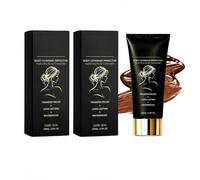 Foundation Legs Waterproof Leg Makeup with Brush, Flawless Body Concealer Cream Waterproof Leg Cream, Body Coverage Perfector Long-Lasting Sweat-Proof Coverage Concealer