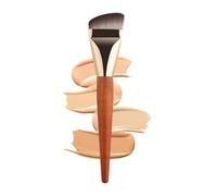 Foundation Makeup Brush - Wooden Handle Flat Top Concealer Brush, Professional Contour Tool, Dense Applicator | Face For Cream Powder Foundation | Blender cosmetico per Smooth Daily Makeup Finish