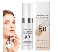 Foundation Makeup, Color Changing Concealer, Waterproof Lightweight Cream with Radiance, Skin Care Blend with Gentle Touch, Personal Beauty Item, Day Night Support for Women Party Date Offices