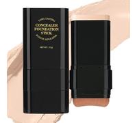 Foundation Stick - 15g Moisturizing Foundation for Women | Face Makeup F0undation - Double-Head Concealer Cream, Long-lasting Facial Primer for Girls