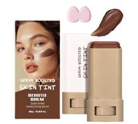 Foundation Stick Beauty Balm Serum Boosted Skin Tint,Solid Tinted Moisturizing Serum Contour Foundation Face Stick,Even Skin Tone Portable Moisturizing Essence,Natural Finish Makeup (01#, Same size)