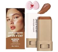 Foundation Stick Beauty Balm Serum Boosted Skin Tint,Solid Tinted Moisturizing Serum Contour Foundation Face Stick,Even Skin Tone Portable Moisturizing Essence,Natural Finish Makeup (03#, Same size)