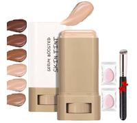 Foundation Stick Beauty Balm Serum Boosted Skin Tint,Solid Tinted Moisturizing Serum Contour Stick, Full Coverage Concealer Balm,Deeply Moisturizing,Natural Finish Makeup (Style5, onesize-T)