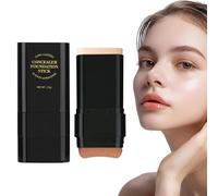 Foundation Stick, Concealer Shield Stick, 4.14in Concealer Cream, Long Lasting Primer, Face Hydrating Formula for Women, Girls, Coverage,