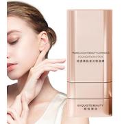 Foundation Stick with Brush, 20g 2 in 1 Color Correcting Foundation, Long Lasting Waterproof Sweatproof Makeup for Women, Smooth Even Skin Tone and Lightweight, Breathable