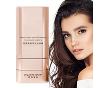 Foundation Stick with Brush, 20g 2 in 1 Color Correcting Foundation, Long Lasting Waterproof Sweatproof Makeup for Women, Smooth Even Skin Tone and Lightweight, Breathable
