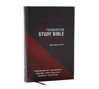 Foundation Study Bible: New King James Version, Black, Wide-Margin, Red Letter