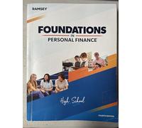Foundations in Personal Finance, High School Edition, Fourth Edition, c.2022, 9781936948543, 1936948540