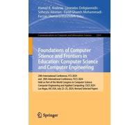 Foundations of Computer Science and Frontiers in Education: Computer (Tascabile)