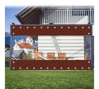 FoundGo Telone Trasparente per Gazebo con Occhielli 450 g/m² Impermeabile Antivento per Esterni Garage Terrazza Giardino (Altezza x Larghezza)