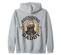 Founding Daddy George Washington Bandiera Americana 1776 Felpa con Cappuccio