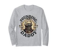 Founding Daddy George Washington Bandiera Americana 1776 Maglia a Manica