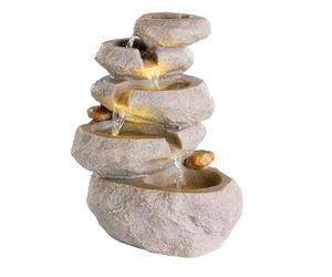 Fountain Waterfall with rocks and LED Lights