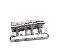 Four 4 Strings Chrome silver Electric Bass Bridge tailpiece 19mm spacing BB009 Made In Korea