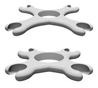 Four-Bearing Fidget Spinner Desktop Toy for Stress Relief and Focus (80 chars)