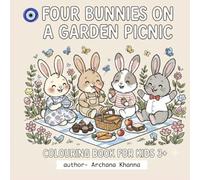 Four Bunnies on a Garden Picnic