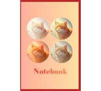 FOUR CATS Notebook: Valentine Cat Lover's Plain Funny Notebook