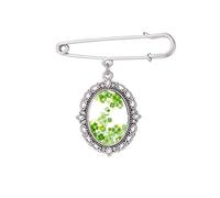 Four Clover Irlanda St Patrik's Day Spilla Pin Abito Camicia Sciarpa Clip M